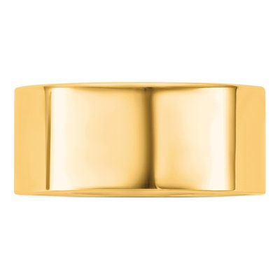 14K Yellow Gold 9mm Comfort-Fit Wedding Band – view 3