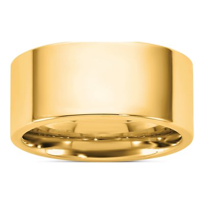 14K Yellow Gold 9mm Comfort-Fit Wedding Band