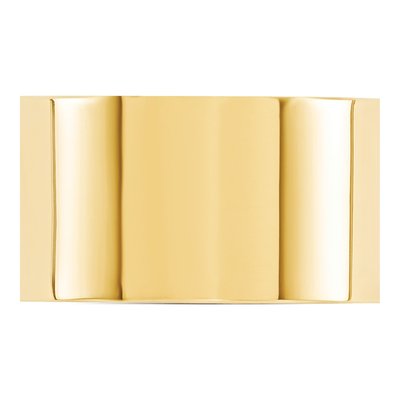 14K Yellow Gold 12mm Flat Comfort-Fit Wedding Band – view 4