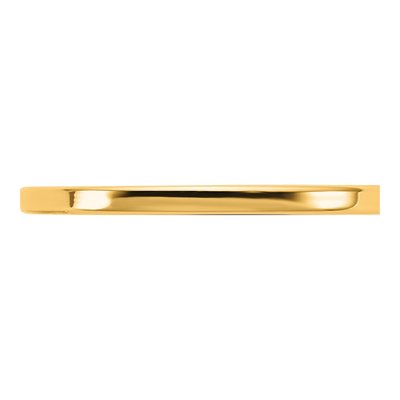 14K Yellow Gold 1.5mm Flat Wedding Band – view 3