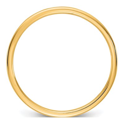14K Yellow Gold 1.5mm Flat Wedding Band – view 2