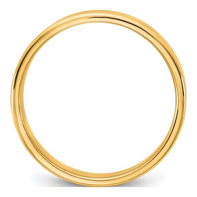 14K Yellow Gold 4.5mm Flat Wedding Band – view 2