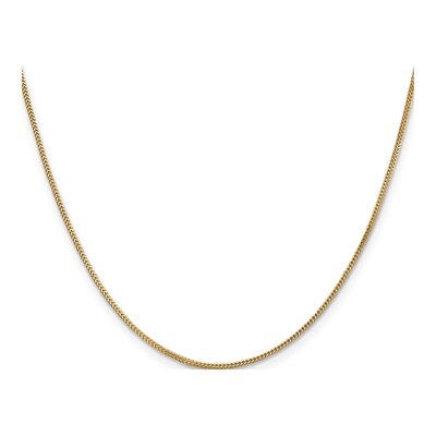 14K Yellow Gold 0.9mm Franco Chain – view 2