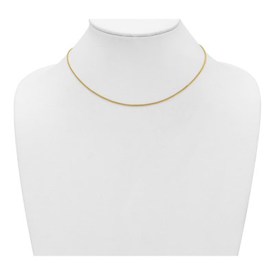 14K Yellow Gold 0.9mm Franco Chain – view 4