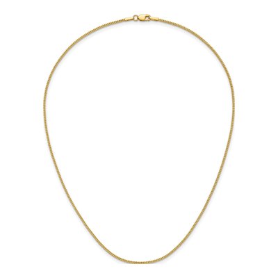 14K Yellow Gold 0.9mm Franco Chain – view 6
