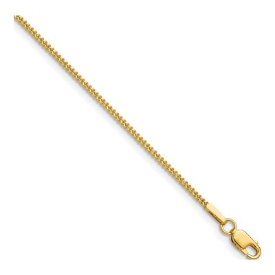 14K Yellow Gold 0.9mm Franco Chain