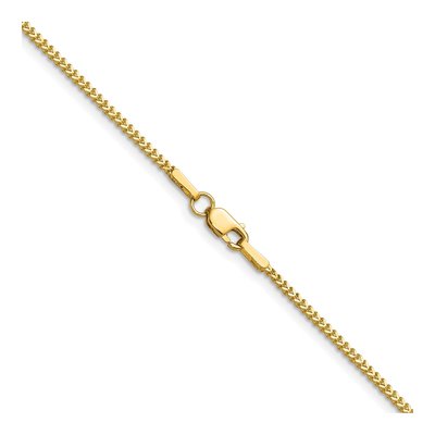 14K Yellow Gold 1mm Franco Chain – view 4