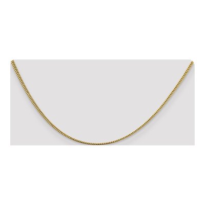 14K Yellow Gold 1.4mm 22-Inch Franco Chain – view 5