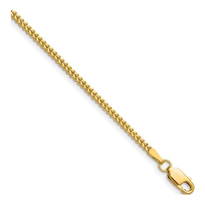 14K Yellow Gold 1.4mm 22-Inch Franco Chain