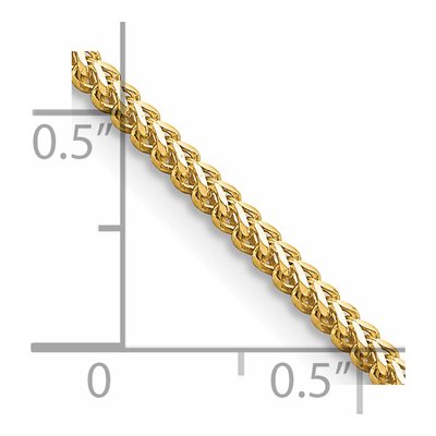 14K Yellow Gold 1.5mm Franco Chain – view 5