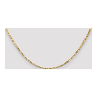 14K Yellow Gold 2mm Franco Chain – view 5