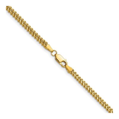 14K Yellow Gold 2.3mm Franco Chain – view 4