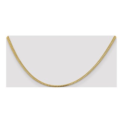 14K Yellow Gold 2.3mm Franco Chain – view 5