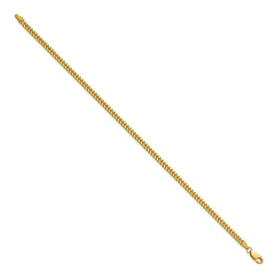 14K Yellow Gold 2.3mm Franco Chain Bracelet – view 3