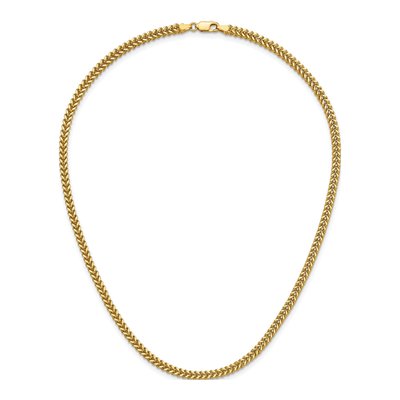 14K Yellow Gold 2.5mm Franco Chain – view 6