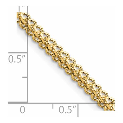 14K Yellow Gold 2.5mm Franco Chain – view 8
