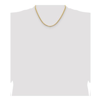 14K Yellow Gold 3mm Franco Chain – view 5