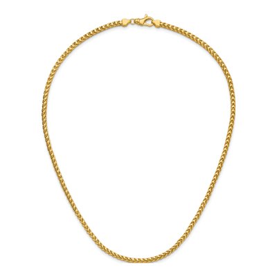 14K Yellow Gold 3mm Franco Chain – view 6