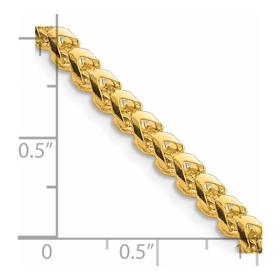14K Yellow Gold 3.7mm Franco Chain – view 6
