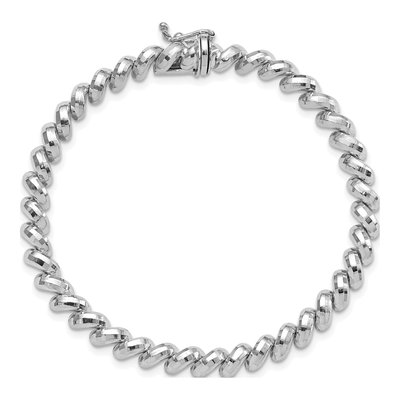 14K White Gold San Marco Bracelet – view 3