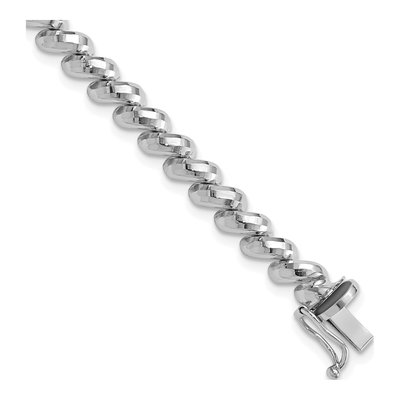 14K White Gold San Marco Bracelet