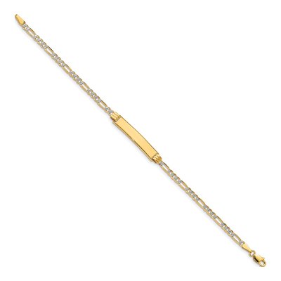14K Yellow Gold ID Bracelet – view 3