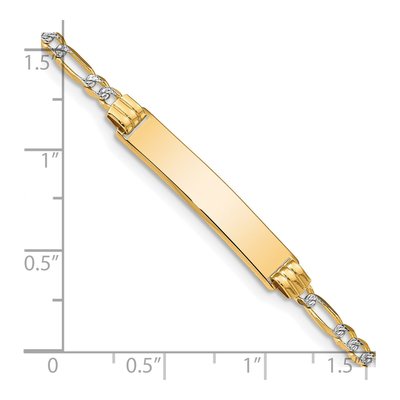 14K Yellow Gold ID Bracelet – view 4