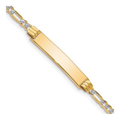 14K Yellow Gold ID Bracelet