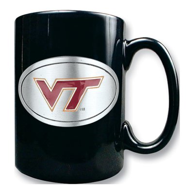 Virginia Tech 15 oz. Black Ceramic Mug