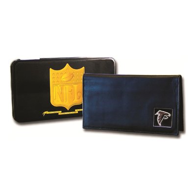 NFL Atlanta Falcons Deluxe Leather Checkbook Cover