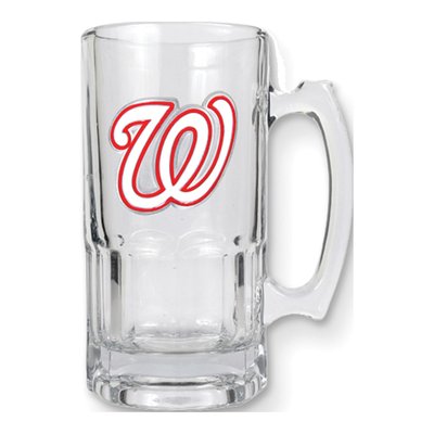 Washington Nationals 1-Liter Glass Macho Tankard