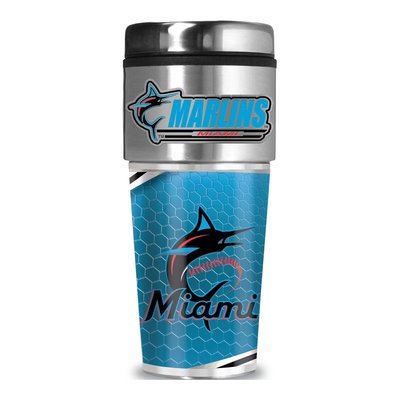 Miami Marlins 16oz Stainless Tumbler