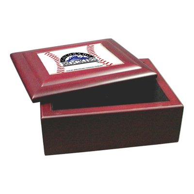 Colorado Rockies Gameball Keepsake Box