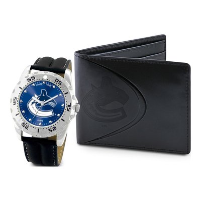 Vancouver Canucks Men's Watch & Wallet Gift Set