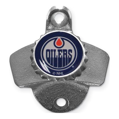 Edmonton Oilers Wall Mounted Bottle Opener