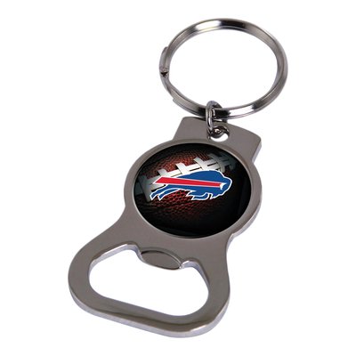 Buffalo Bills Silver-Tone Bottle Opener Key Ring