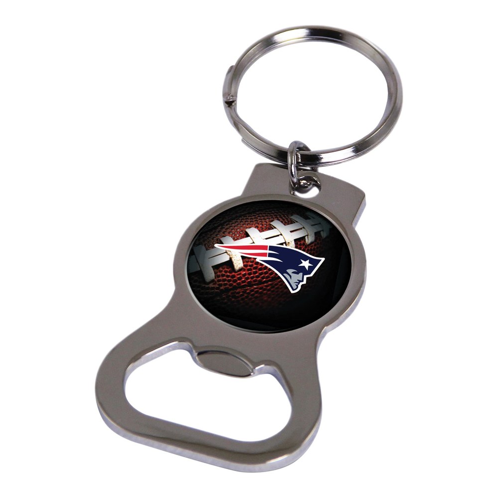 NFL New England Patriots Bottle Opener Key Ring