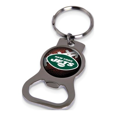 NFL New York Jets Bottle Opener Key Ring