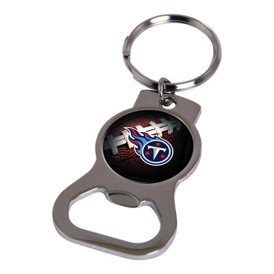 Tennessee Titans Silver-Tone Bottle Opener Key Ring