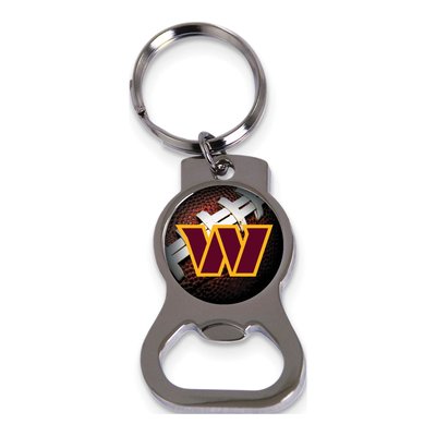 Washington Football Team Silver-Tone Bottle Opener Key Ring