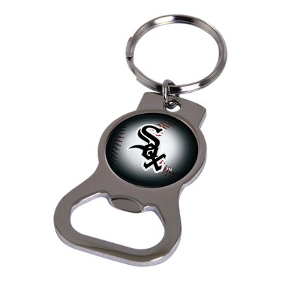 Chicago White Sox Silver-Tone Bottle Opener Key Ring
