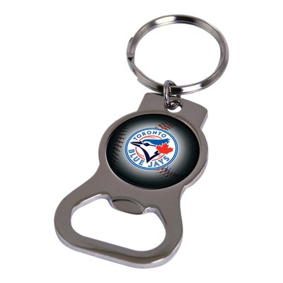Toronto Blue Jays Silver-Tone Bottle Opener Key Ring