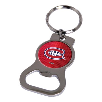 Montreal Canadiens Silver-Tone Bottle Opener Key Ring