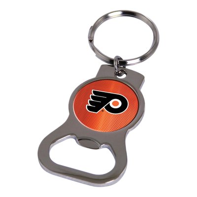 Philadelphia Flyers Silver-Tone Bottle Opener Key Ring