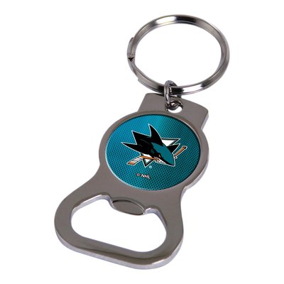 San Jose Sharks Bottle Opener Key Ring