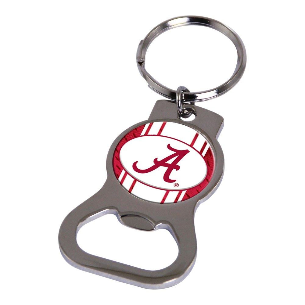 Ncaa Univ. Of Alabama Silver-Tone Bottle Opener Key Ring By Rico Industries