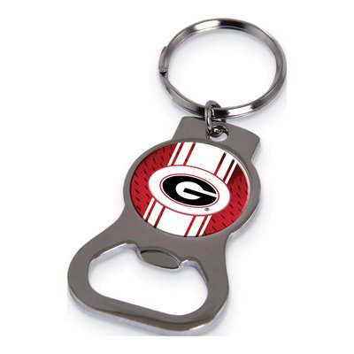 Ncaa Univ. Of Georgia Silver-Tone Bottle Opener Key Ring By Rico Industries