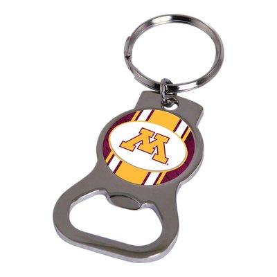 Ncaa Univ. Of Minnesota Silver-Tone Bottle Opener Key Ring By Rico Industries