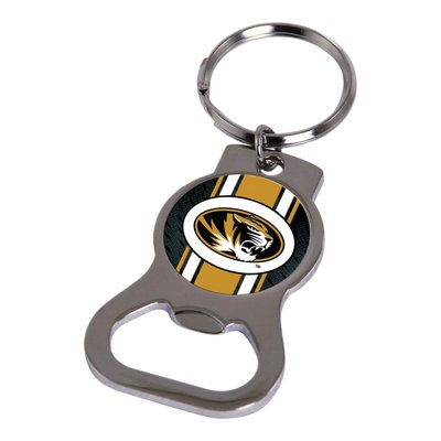 Ncaa Univ. Of Missouri Silver-Tone Bottle Opener Key Ring By Rico Industries