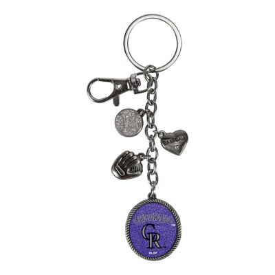 Colorado Rockies Sparo Charm Key Ring